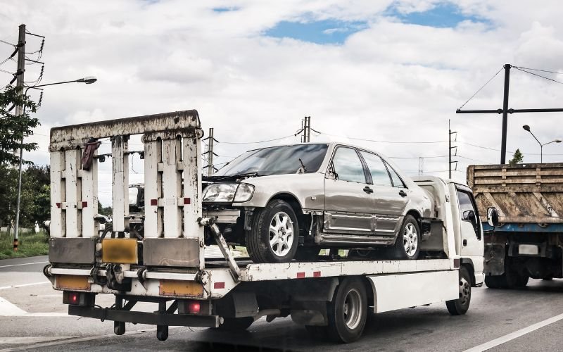 flatbed towing